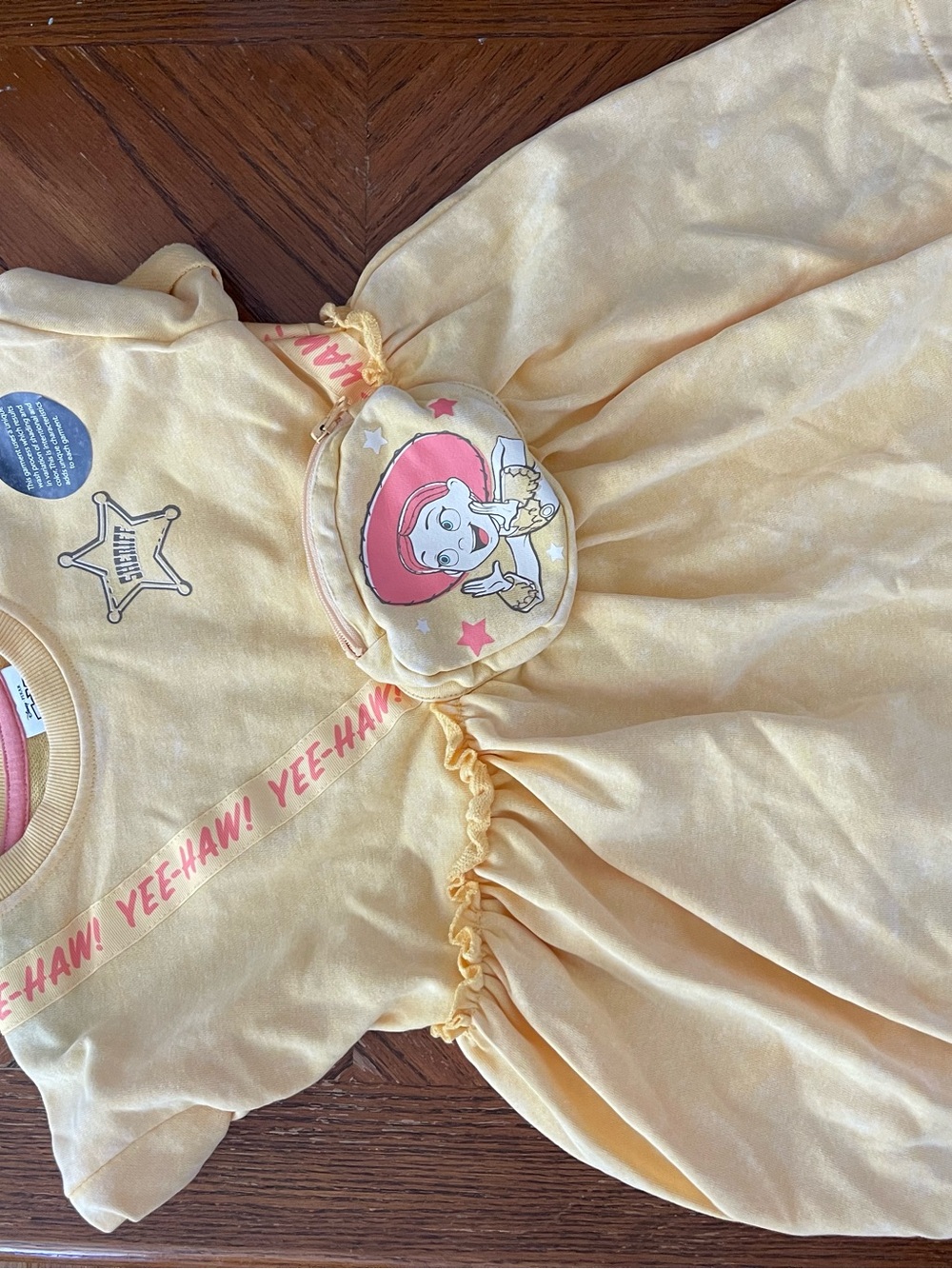 Toy Story Yellow Jessie Dress-Style Kids with Character Pouch - Picture 2 of 9